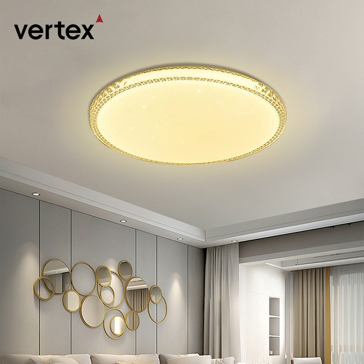 luxury new house lighting ceiling modern round hotel motion sensor led ceiling lamp