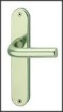 Green Door Lever Latch Latch for Home Security  with two fix screw hole use in office for lock and open close door