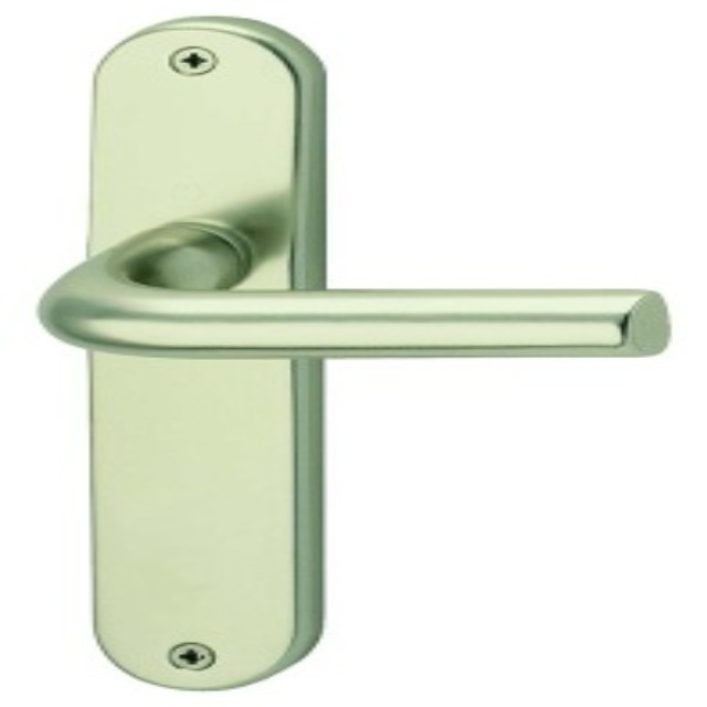 Green Door Lever Latch Latch for Home Security  with two fix screw hole use in office for lock and open close door