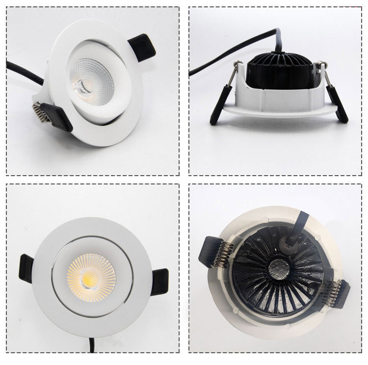 dimmable led lighting and air disinfection downlight color temperature  cct recessed