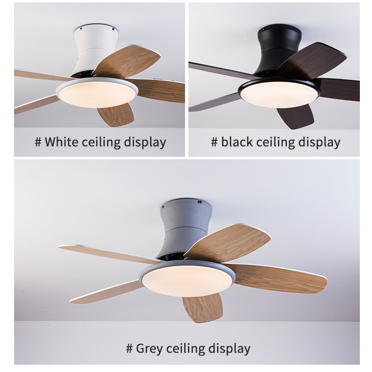 54W LED chandelier ceiling fan with light LED 6 Speeds 48 Inch Ceiling Fan Price Flush smart remote control CE RoHs