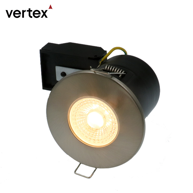 Commercial Engineering Hotel Project Pot Light 3W 6W 9W Round White Recess 90 Minutes Fire Rated Ip65 Waterproof Downlight Led