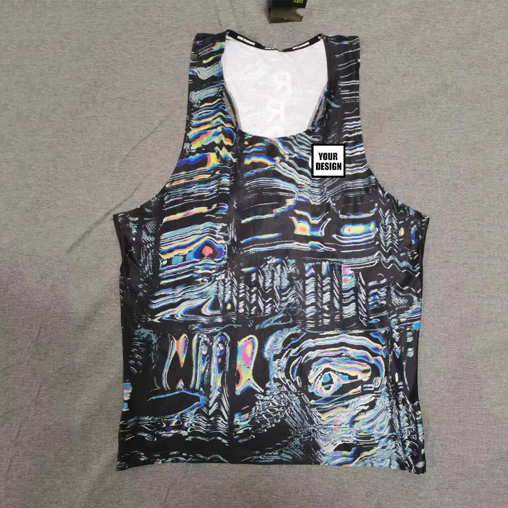 Athletic Fitness Sport Tank Tops Gym Running Training Yoga Tank Top Custom Muscle Fitness Vest Men's