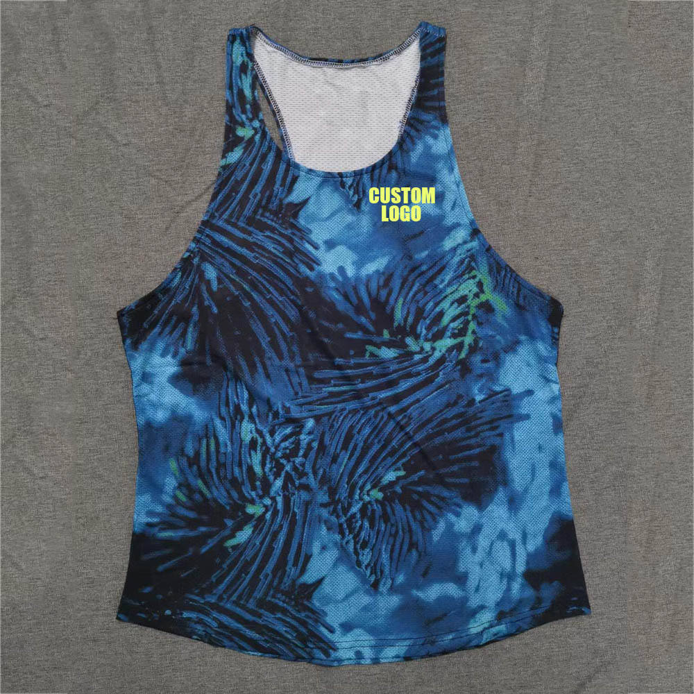 Athletic Fitness Sport Tank Tops Gym Running Training Yoga Tank Top Custom Muscle Fitness Vest Men's