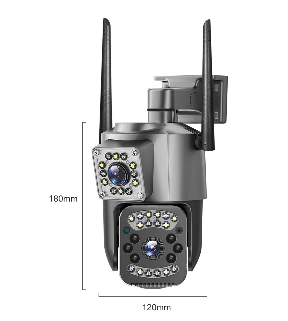 V380 New Bullet and 2.5Inch PTZ camera SC03-W Black 4MP WiFi Security CCTV Wireless IP Security Dual Lens Bullet PTZ Camera