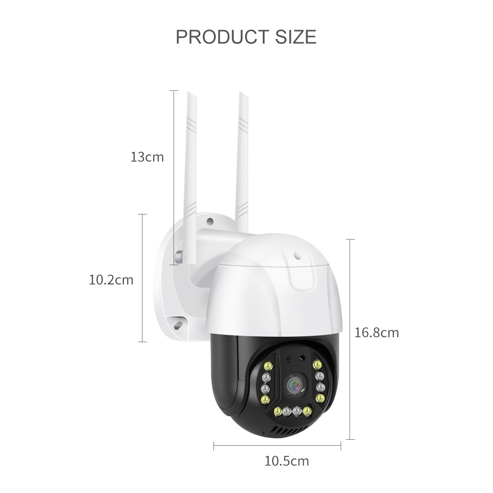 V380 Pro Smart video wireless security camera outdoor IP66 waterproof 5MP PTZ wifi camera