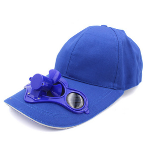 Peaked Cap Hat Summer Baseball Hat with Solar Powered Fan Cooling Fan Cap for Camping Traveling Outdoor hats with fan