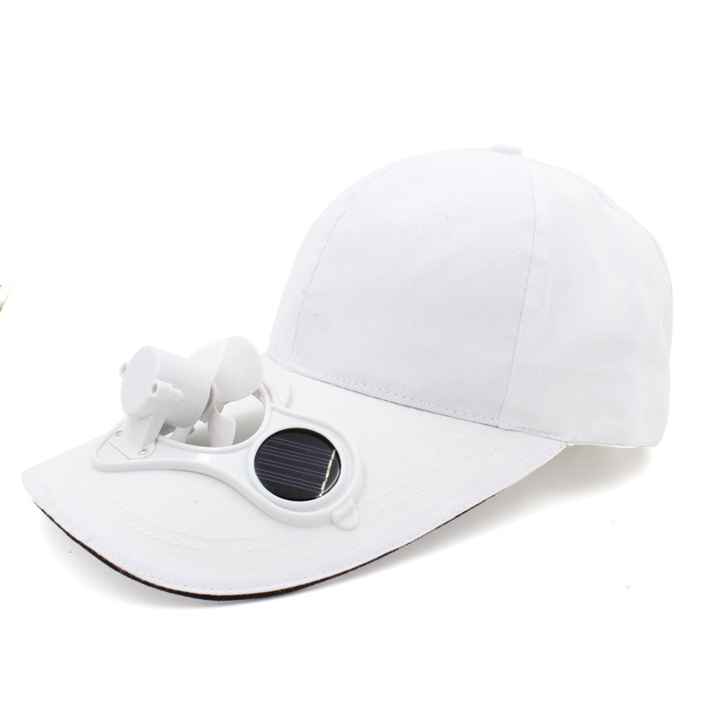 Peaked Cap Hat Summer Baseball Hat with Solar Powered Fan Cooling Fan Cap for Camping Traveling Outdoor hats with fan