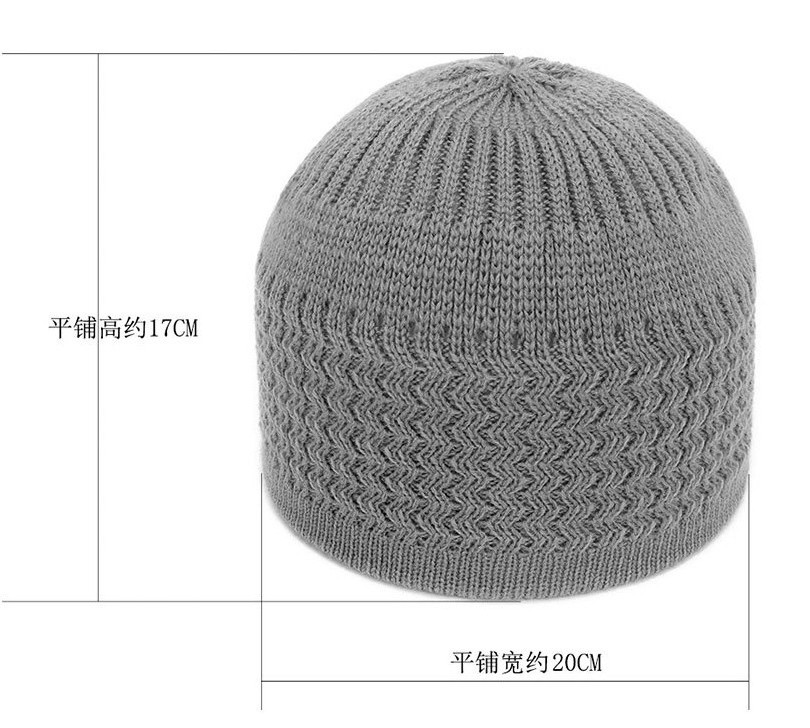 ready to ship 2021 new winter knitted wool Islamic Muslim crochet Kufi Topi fez hat Prayer Hat