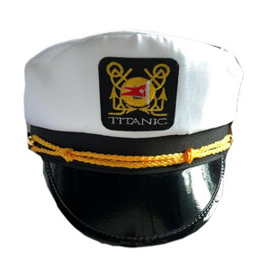 Stage performance hat kids captain hat Titanic