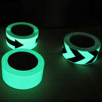 Easy Application Self Adhesive Photoluminescent PVC  PET acrylic  sticker  Glow in the Dark Vinyl Film