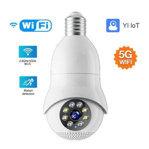 VESAFE B9 Wifi Dual Band Bulb IP Camera Light 360 Degree Panoramic 1080P Lamp Holder Home Security Night Vision Network Cameras