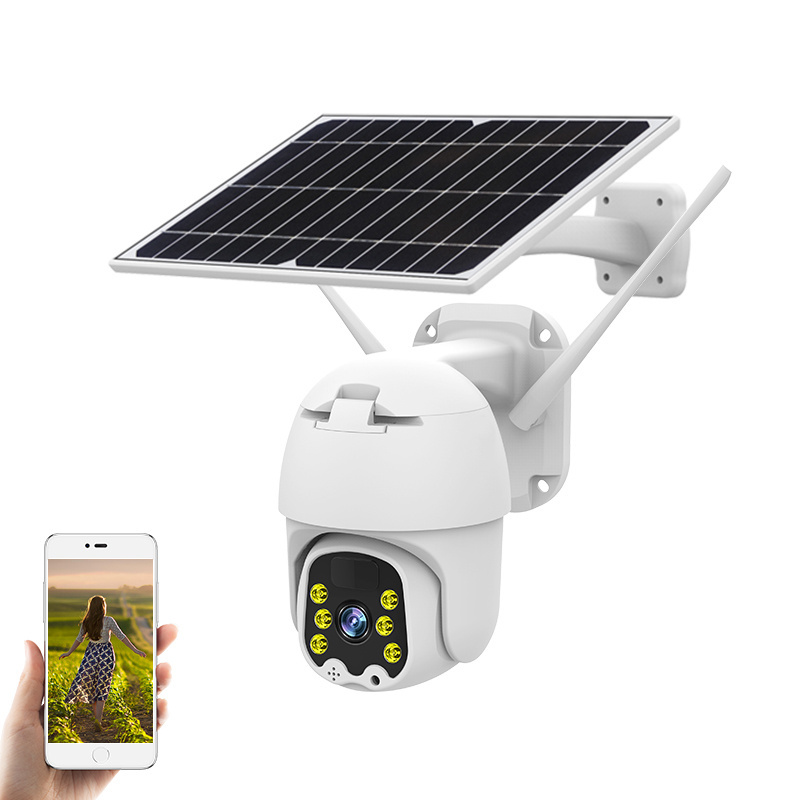 VESAFE Outdoor Wifi Solar Camera Surveillance 1080 PTZ Camera Solar Powered CCTV Security Camera