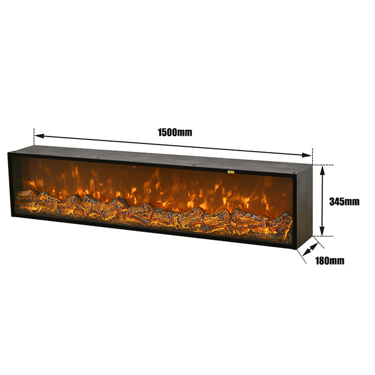 Modern Simulated Fireplace 1000mm Electric Fireplace Insert Decor Flame Led Electric Artificial Fireplace For Indoor Use