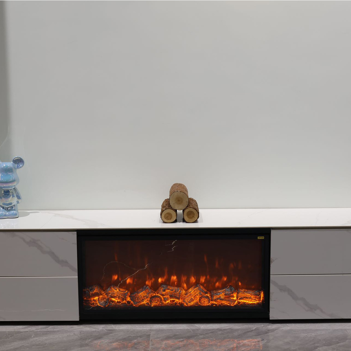 Smart Flame 3d Fireplace Wall Mounted Led Electric Fireplace Home Hotel Under Tv Decor Fireplace For The Living Room