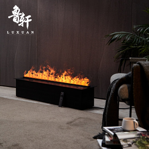 Custom Built In electric steam fireplace 3d led water vapour decorative wall mounted Mist Fireplace outdoor