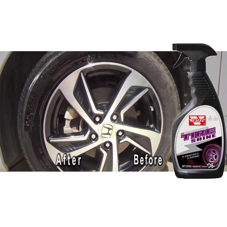 Private Label Car Care Restoring Color Tire Shine Silicone High Gloss