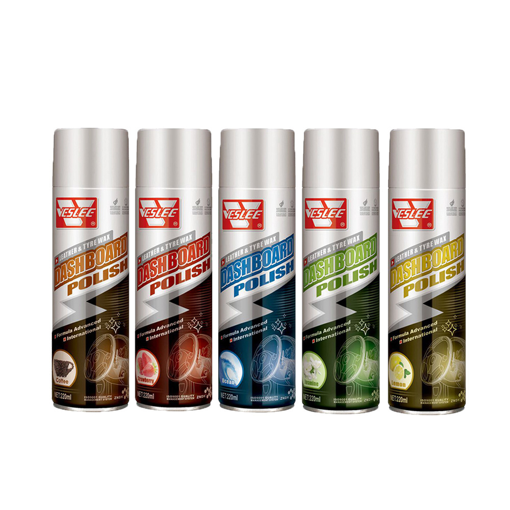 High Effective Shinning Car Polish Spray Anti-static And Anti-ultraviolet Dashboard Polish Products