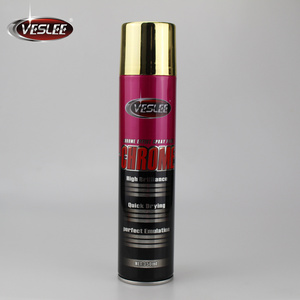 VESLEE acrylic basis paint primer metallic acrylic glitter vinyl high gloss aerosol chrome spray paint