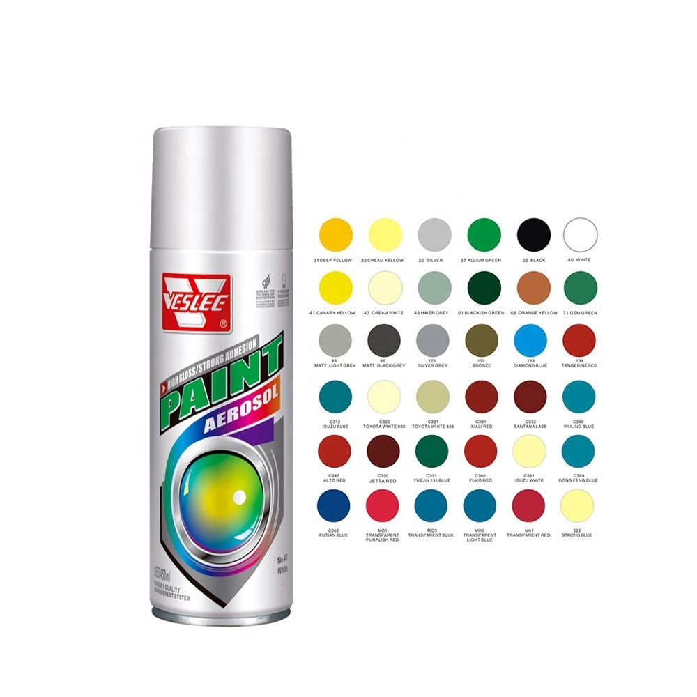 Car Protective Coating 450ml Quickly Dry Metal White Spray Paint