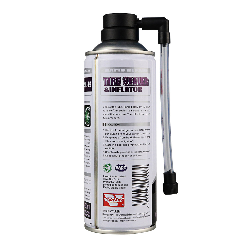 quick fix urgent use repair tyre sealant anti puncture liquid sealant spray tire sealant and inflator