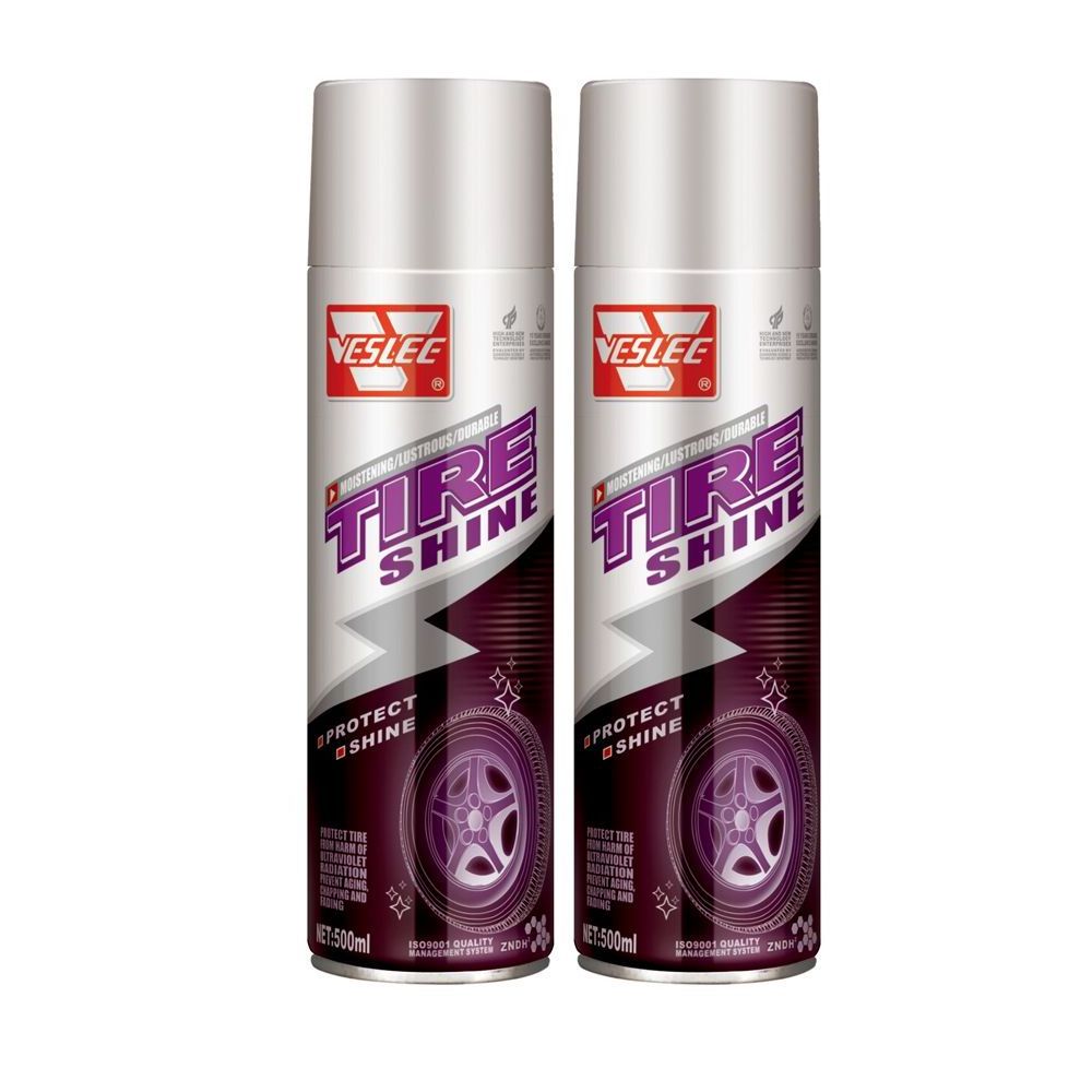 China VESLEE Factory Car Shine Aerosol Spray Wheel Car Care Tire Shine