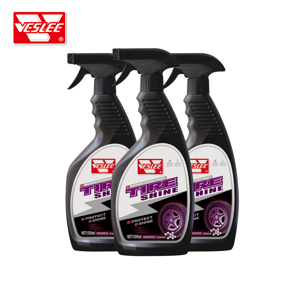 500ml Cleaning Tire Gel Coating Shining Car Tire Gel Silicone Spray Tire Shine