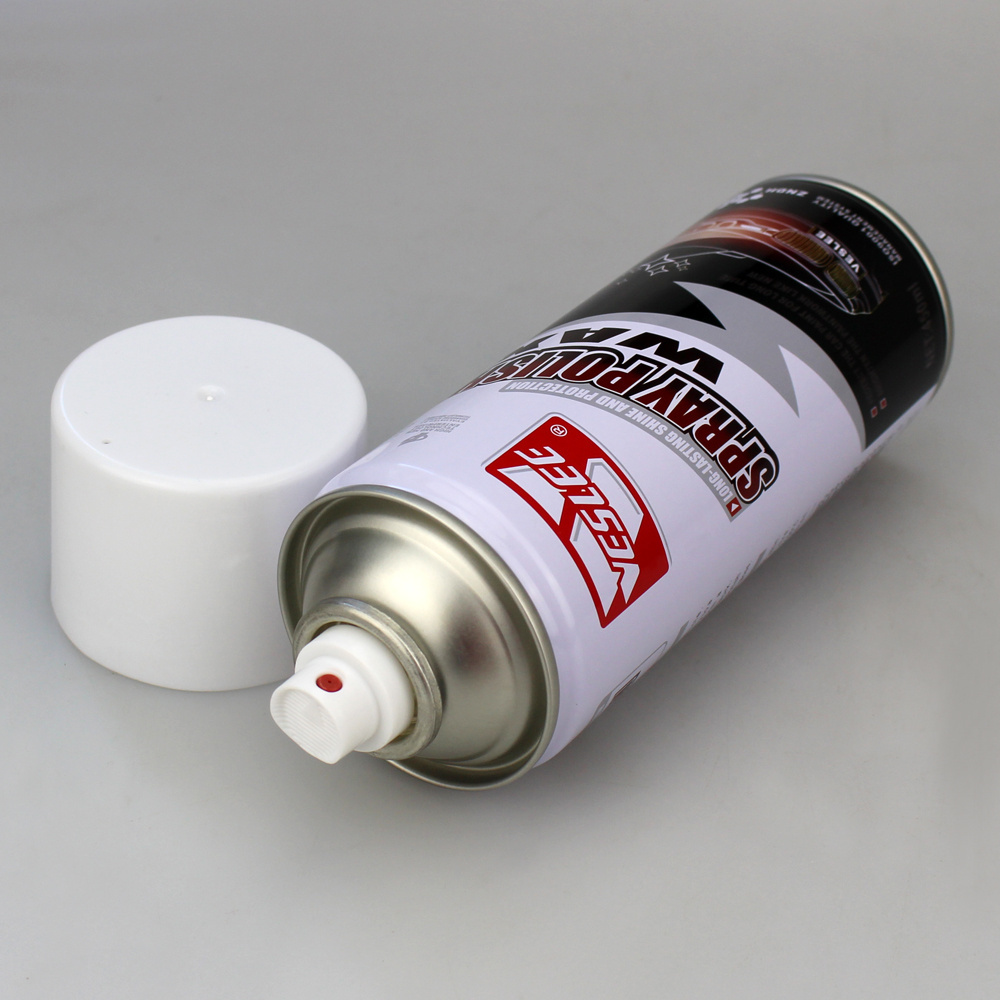 Liquid Aerosol Car Polish Spray Wax Car Care Metallic High Gloss Wax Ceramic Spray Car Wax