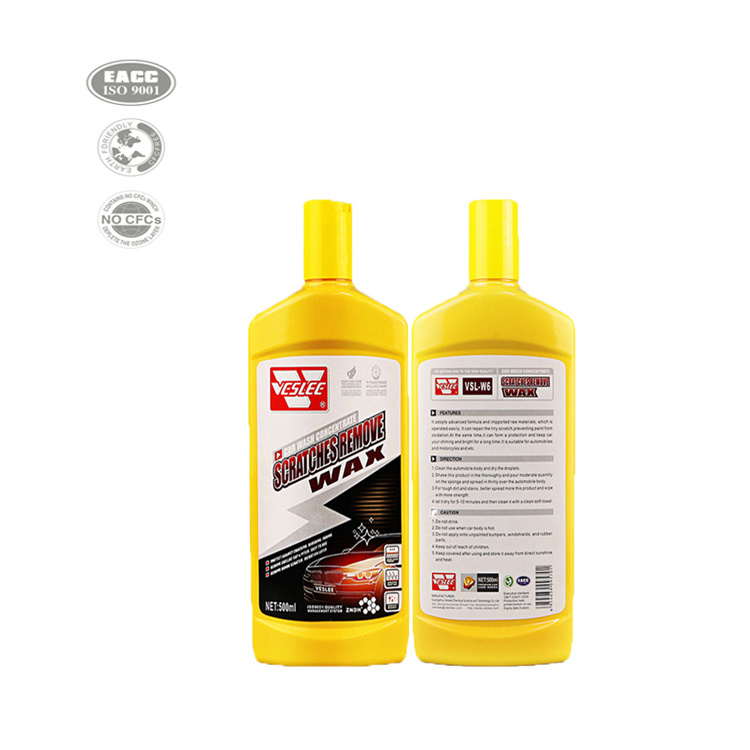 Veslee Factory Lotion Formula Curing Car Paint Smooth Surface Scratch Remover Car Spray