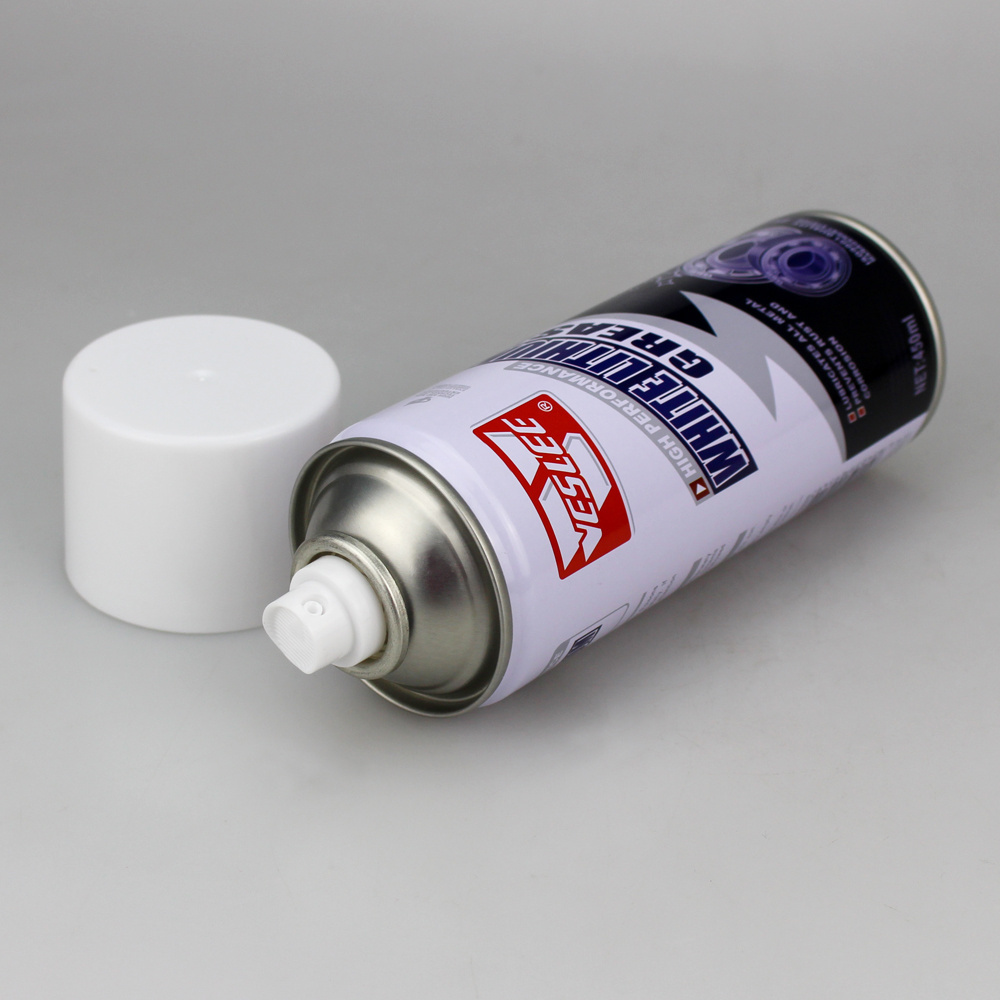 Truck Lubricant Chain Maintenance Aerosol Can White Lithium Grease Spray