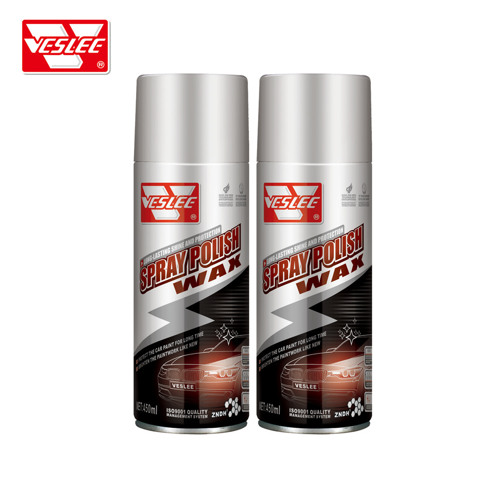 Liquid Aerosol Car Polish Spray Wax Car Care Metallic High Gloss Wax Ceramic Spray Car Wax