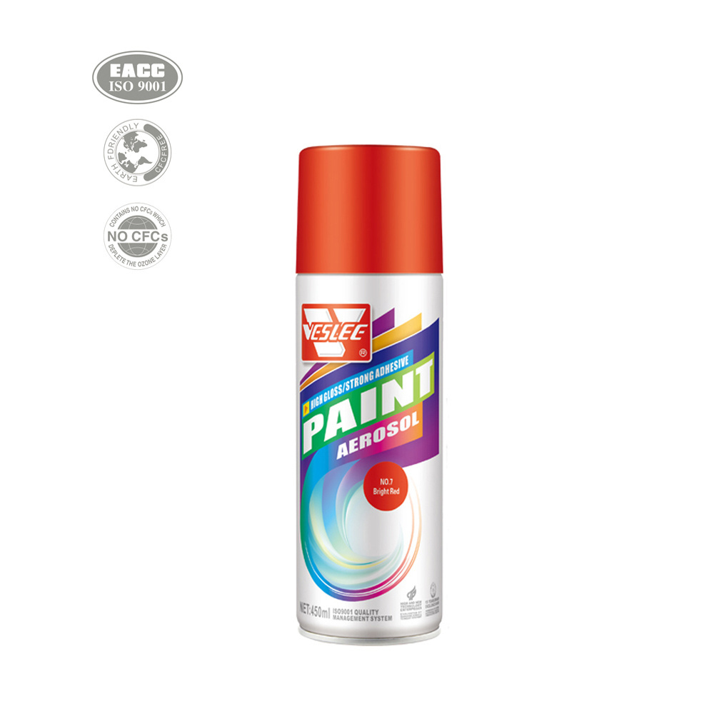 Manufacturer Fast Drying Bright Red Color Spray Aerosol Spray Paint Graffiti