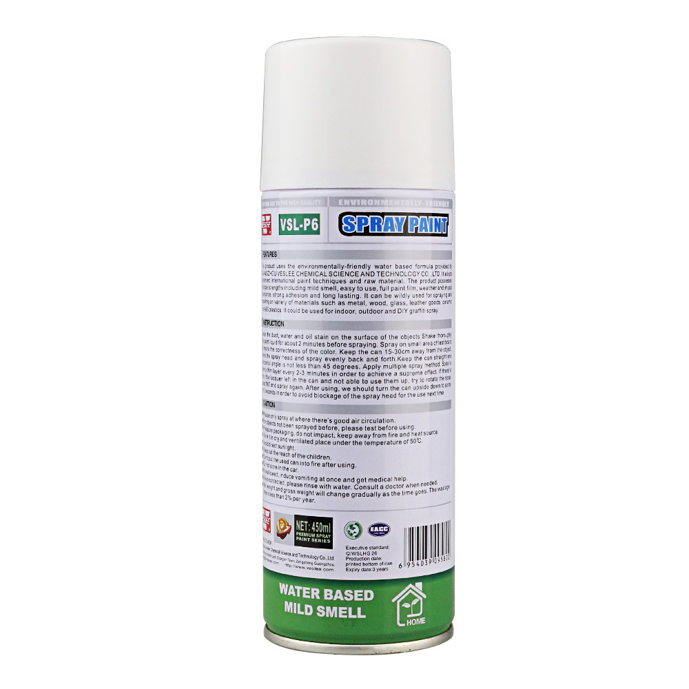 VESLEE Manufacturer Waterproof Material Polyurethane Coating Water Based Graffiti Spray Paint