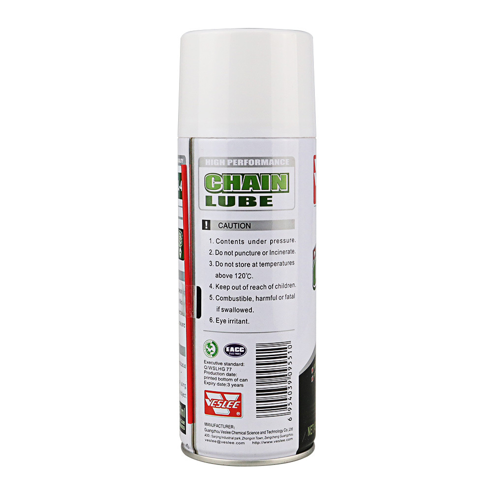 VESLEE Sample Available No Messy White Residue Lubricant Spray Bike Chain Lube