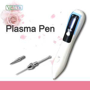 Vesta 2019 Plasma Beauty Pen Rechargeable Mini Sweep Spot Mole Freckle Tattoo Removal Machine Eye Lift Needles Plasma Lift Pen