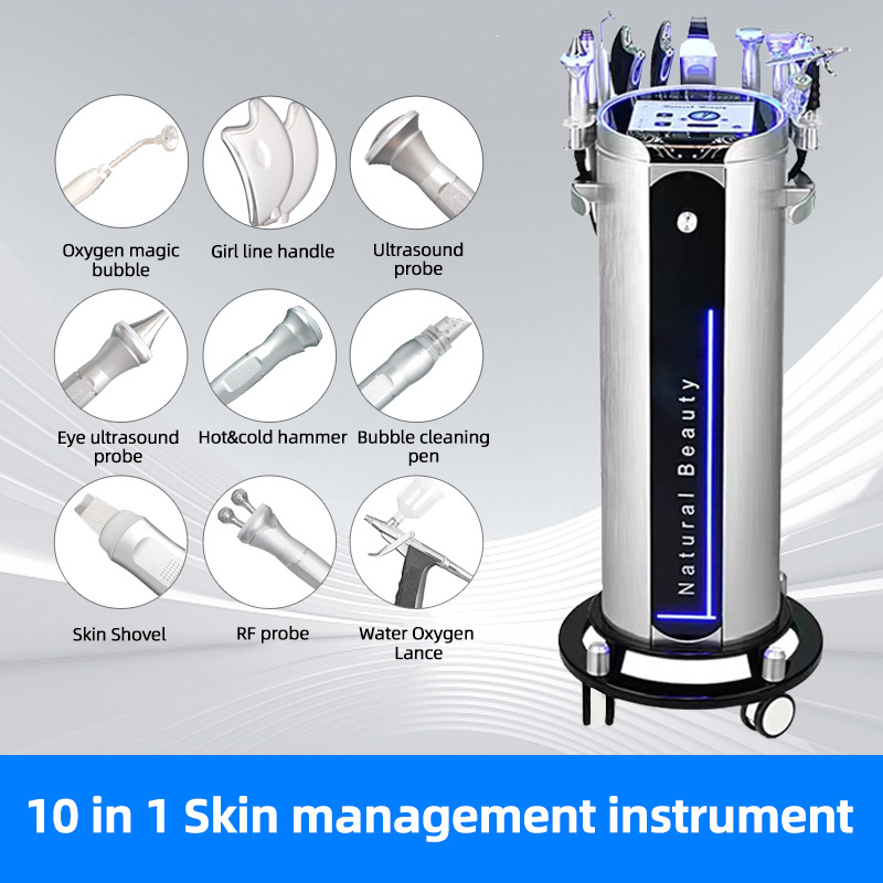 10 In 1 Multi Functions Hydra Machine Skin Tightening Diamond Dermabrasion Beauty Equipment