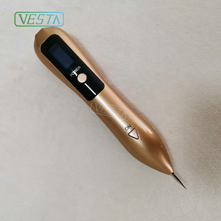 Vesta 2019 Plasma Beauty Pen Rechargeable Mini Sweep Spot Mole Freckle Tattoo Removal Machine Eye Lift Needles Plasma Lift Pen