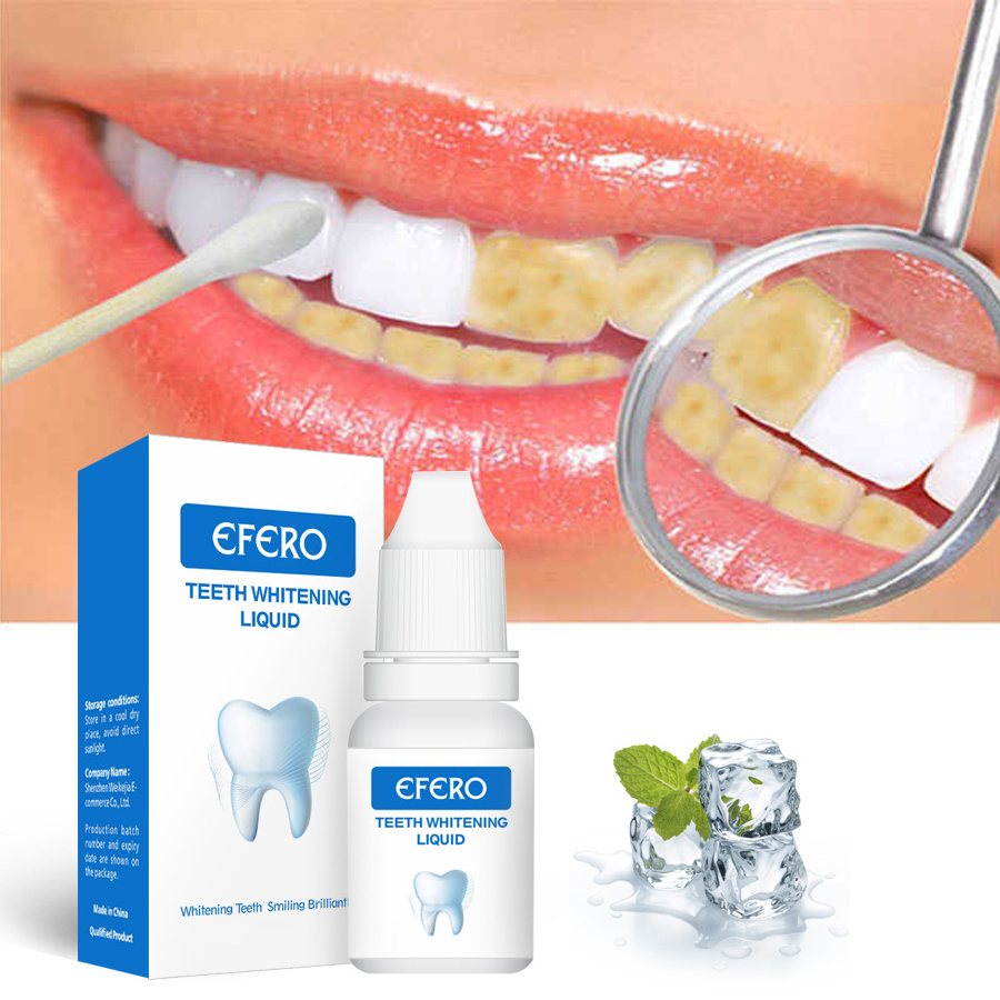 EFERO Whitening Oral Hygiene Cleaning Serum Remove Plaque Stains  teeth Bleaching Tools Dental Care Toothpaste