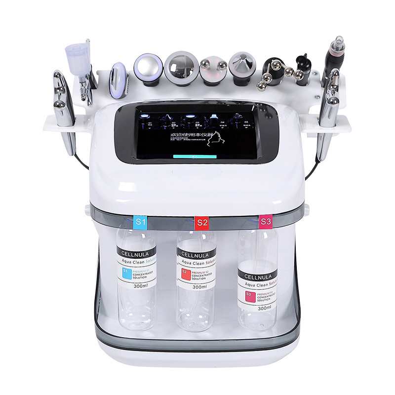 Top Quality Hydra Oxygen Facial Machine With Skin Analyzer Light Spot Whitening Lift And Tighten Hydra Dermabrasion Machine