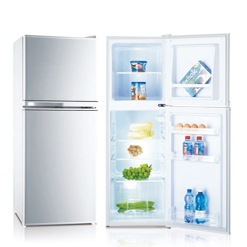 Home use 202L fridge upright refrigerator Double Door combined freezer fridges for home