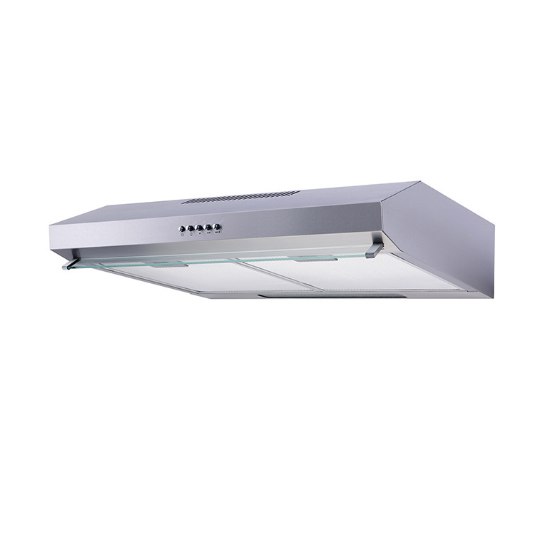 60cm Ultra-Thin kitchen cooker hood Slim stainless steel led lighting range hood