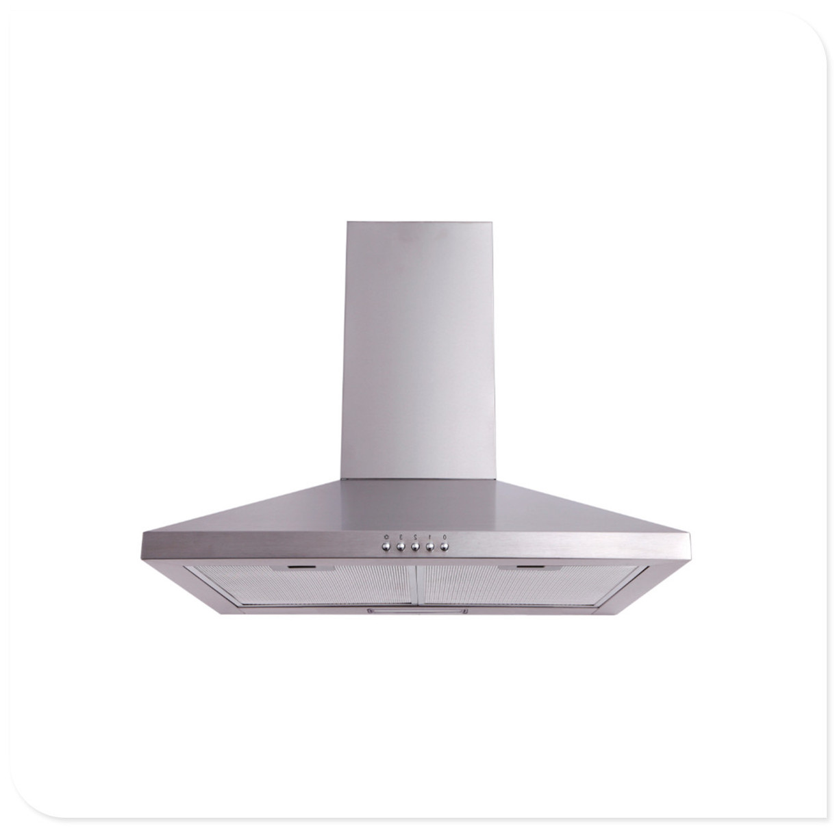 Slim range cooker hood vented extractor fan ultra thin fireplace kitchen range hood