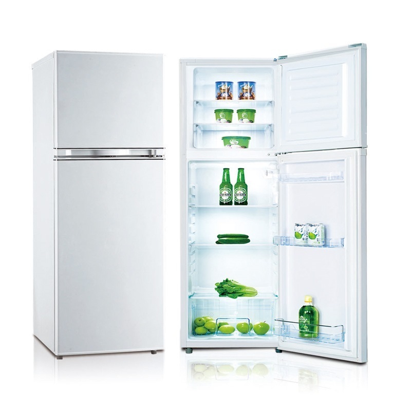 Home use 202L fridge upright refrigerator Double Door combined freezer fridges for home