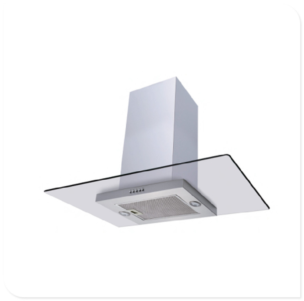 Slim range cooker hood vented extractor fan ultra thin fireplace kitchen range hood