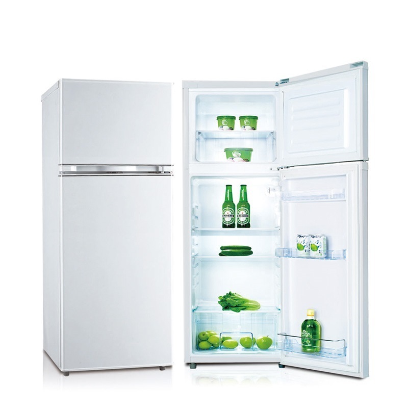 Home use 202L fridge upright refrigerator Double Door combined freezer fridges for home