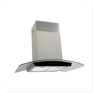 Slim range cooker hood vented extractor fan ultra thin fireplace kitchen range hood