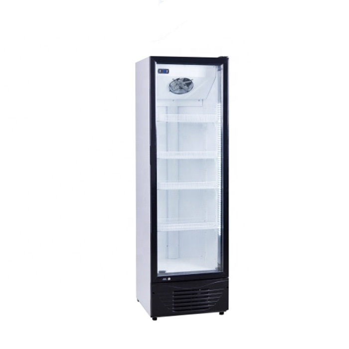 ST climate vertical glass door stand up display freezer