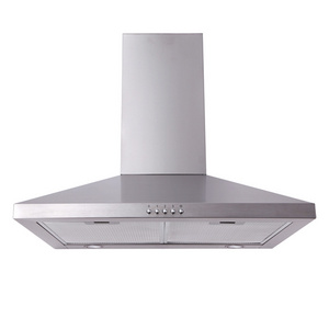 Exhaust range hood 60cm kitchen chimney range hood with Aluminium filter