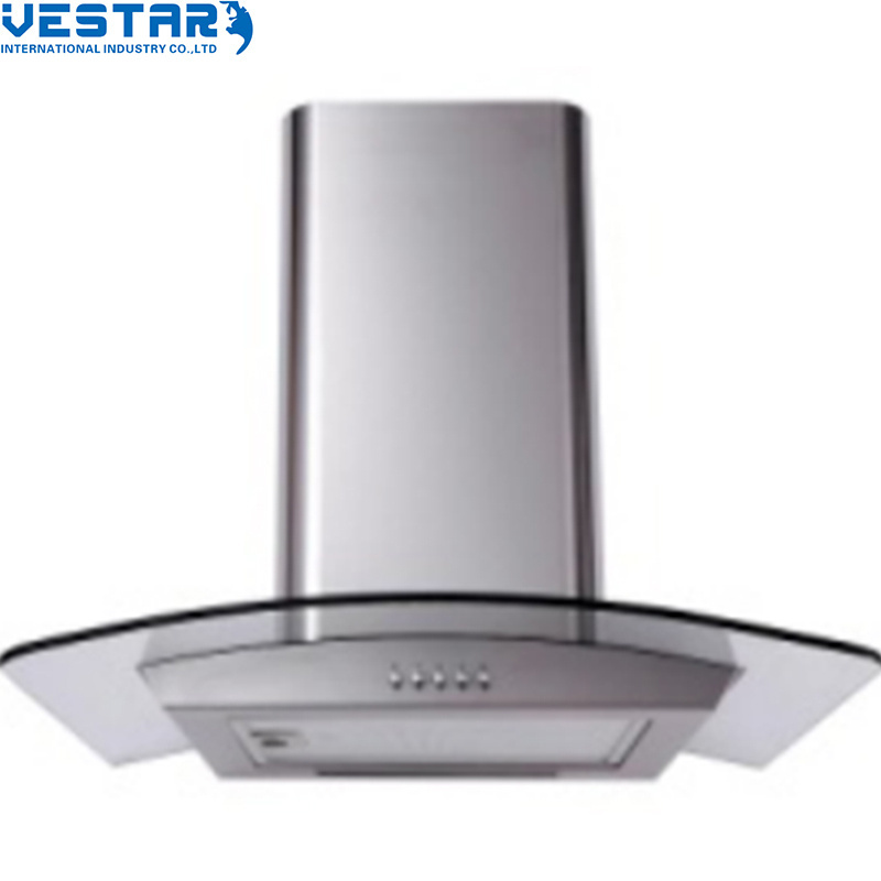 Hot sale custom or standard wall mounted stainless steel island cooker hood