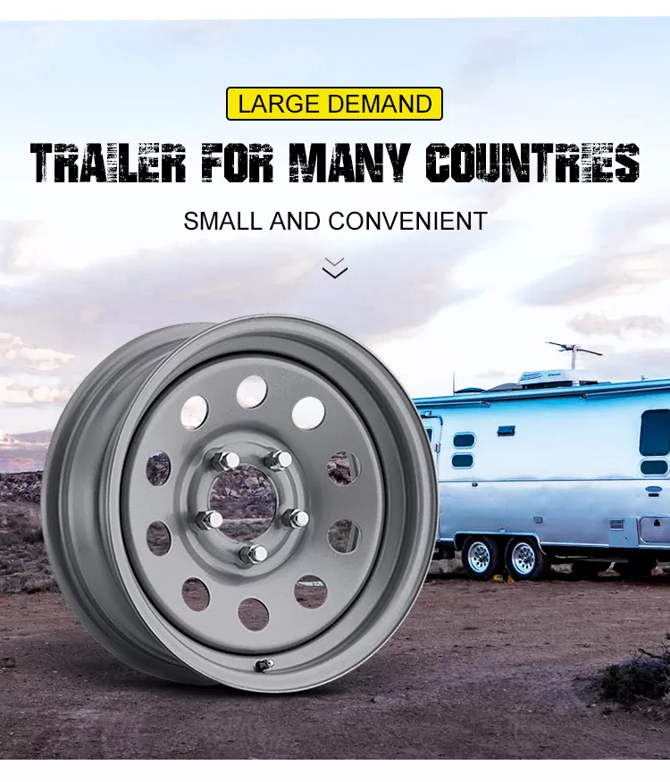 [Real Beadlock] Trailer Wheel  4x4 Sport Rim  Cheap Price Popular Design  14 15  16  17 Inch Rims